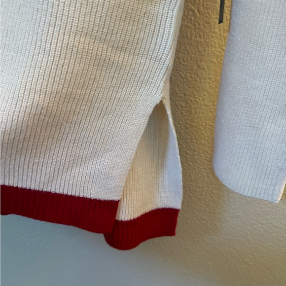 Michael Stars Shiny Striped Crew neck Sweater Size XS - Picture 3 of 11